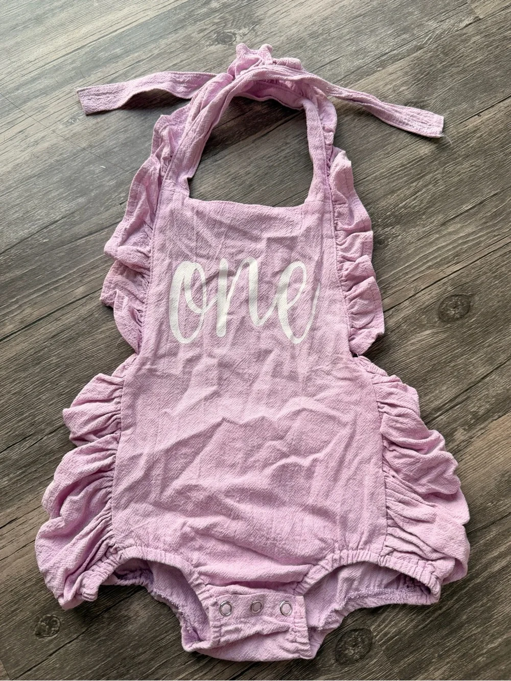 ONE onesie for Birthday 95% Cotton